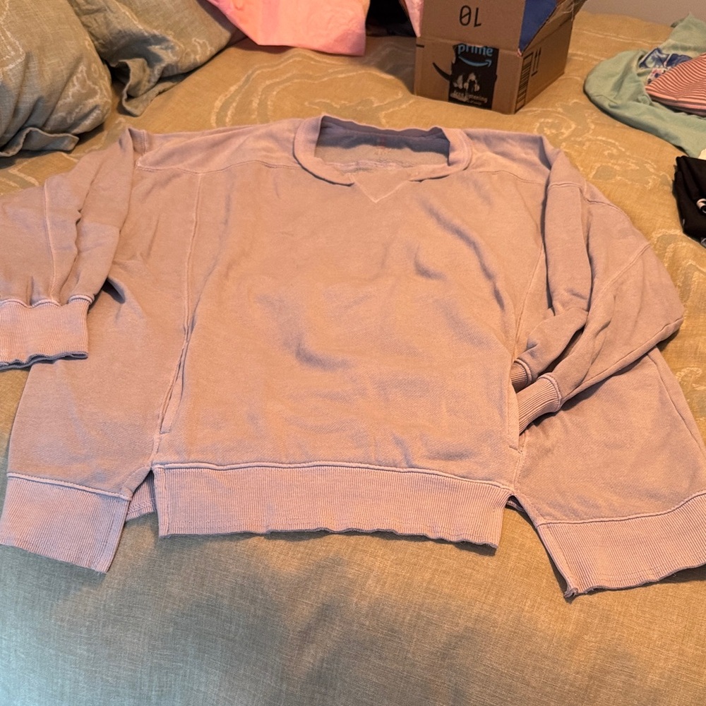 FP Movement by Free People Lavender Sweatshirt w/ pockets
